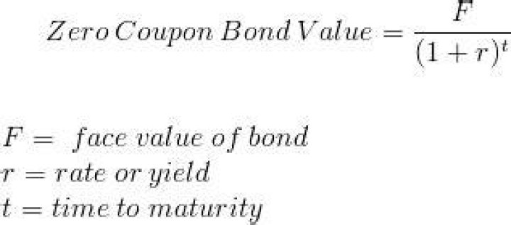 What is the par value of a zero-coupon bond?