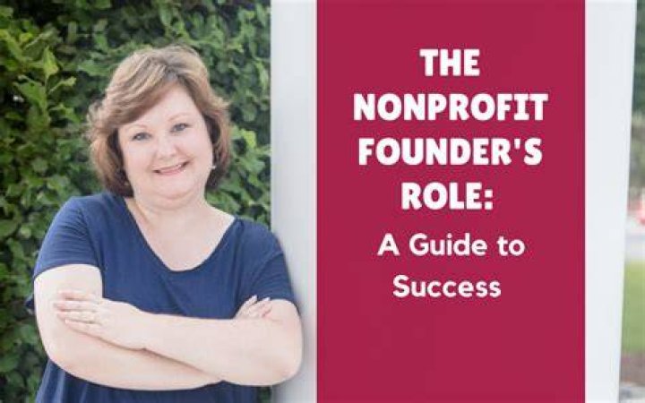 What is the role of a nonprofit founder?