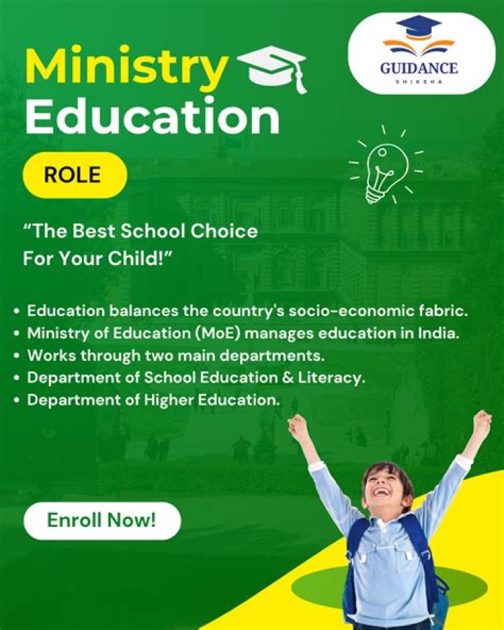 What is the role of Ministry of Education?