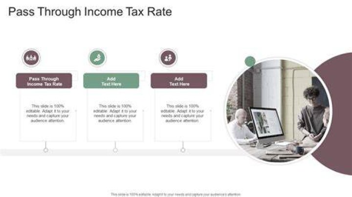 What is the tax rate on pass through income?