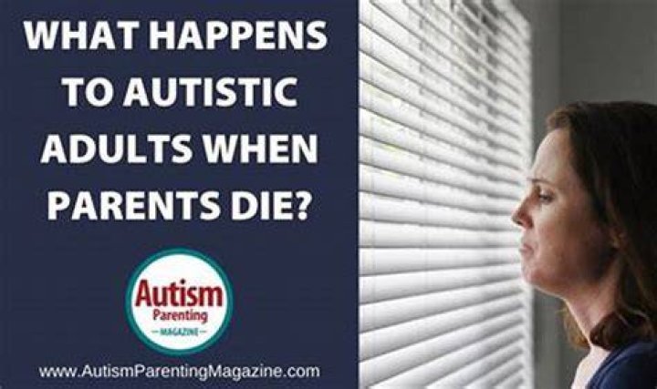 What percentage of autistic adults rely on parents?