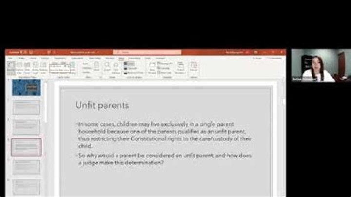 What qualifies a parent to be unfit?