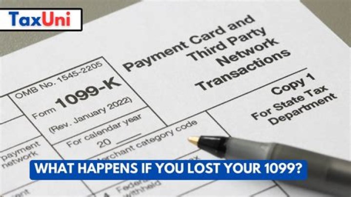 What should I do if I Lost my 1099 tax form?