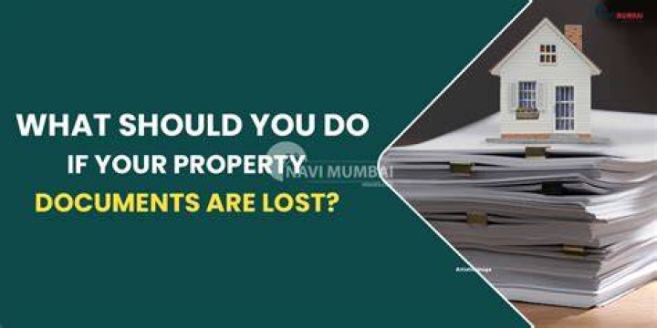 What should I do if I lost my property papers?