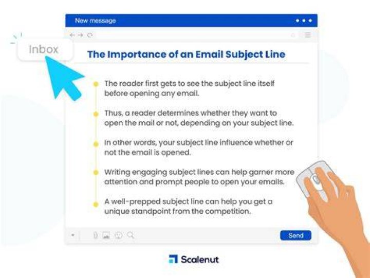 What should I put as the subject in an email?