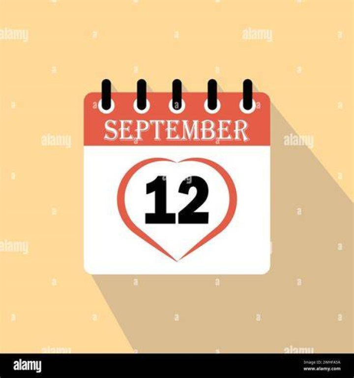 What will happen on September 12?