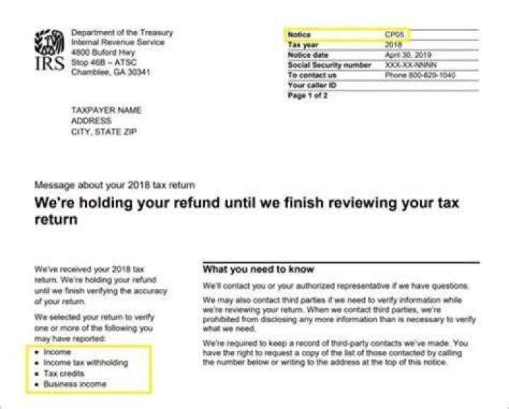 When did my husband receive his tax return?