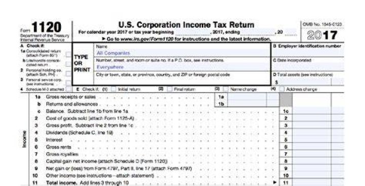 When do I need to file a 1120 tax form?