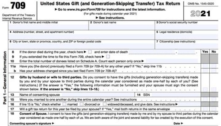 When do you need to fill out Form 709?