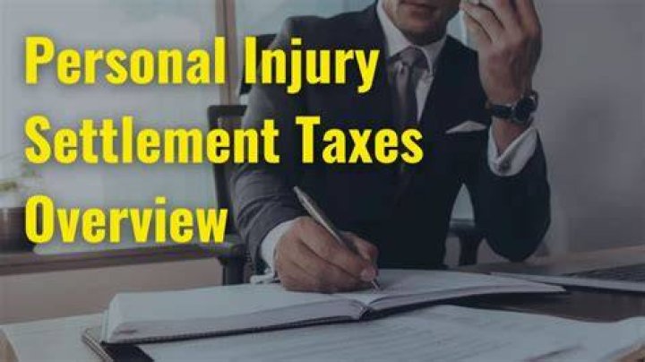 When is a personal injury settlement not taxable?