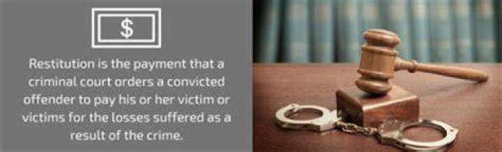 When the court orders a person to pay restitution The money is usually paid to?