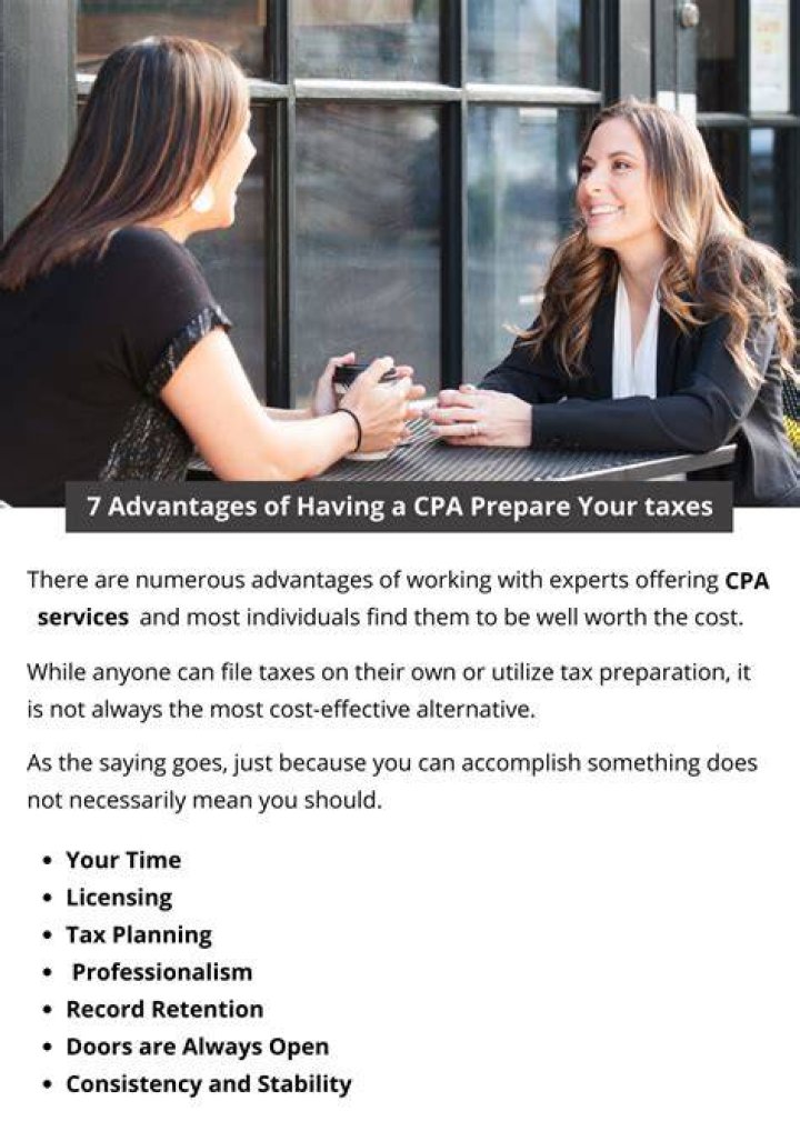 When to get a CPA to prepare your taxes?