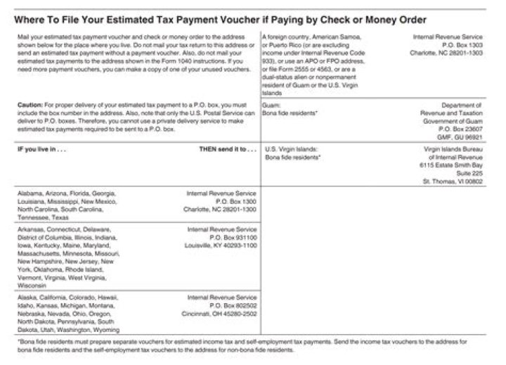 Where can I Find my estimated tax payment?