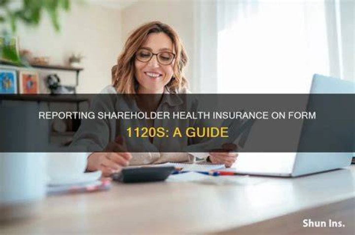 Where do I put health insurance on 1120S?