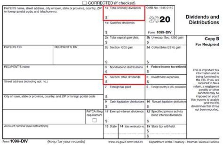 Where do you report 199A dividends?
