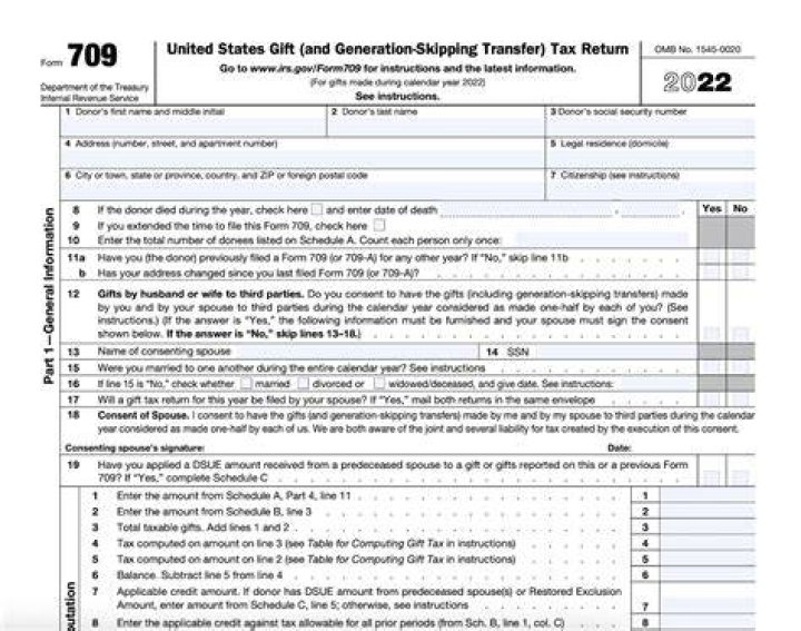Where do you show exempt gift on tax return?
