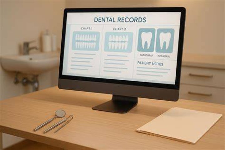 Who do dental records belong to?