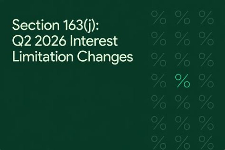Who is subject to the section 163 J limitation?