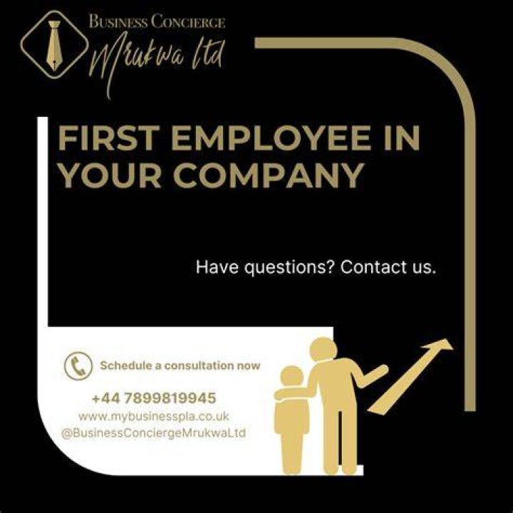Who is the first employee of a company?