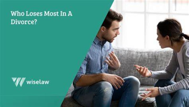 Who loses the most in a divorce?