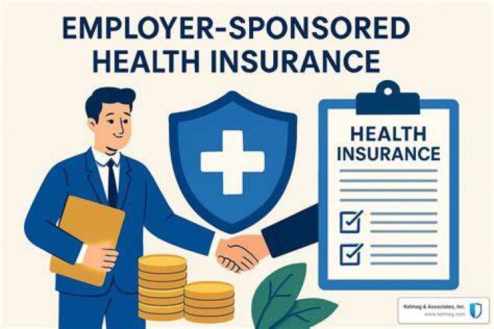 Who pays the premium for employer sponsored health insurance?