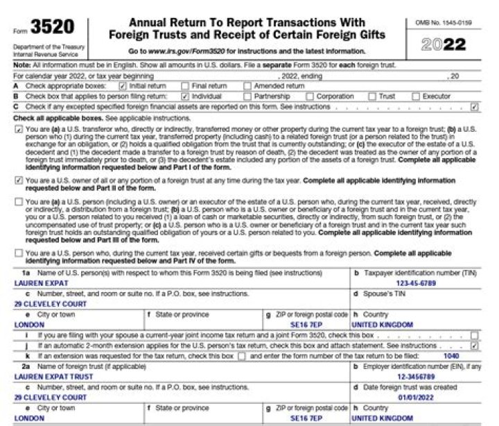 Who should file Form 3520?